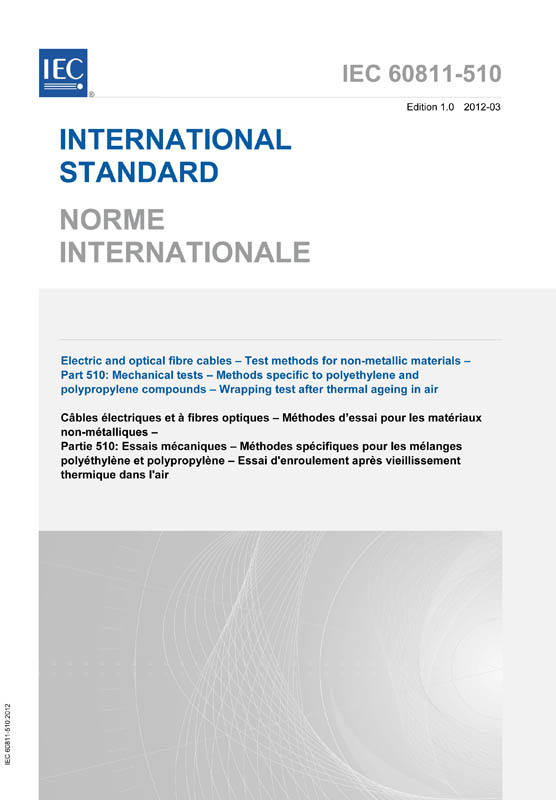 Cover IEC 60811-510:2012